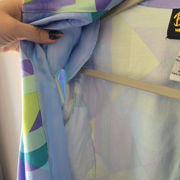 Geometric Mod Zip-Up sz med - Picture 6 of 9